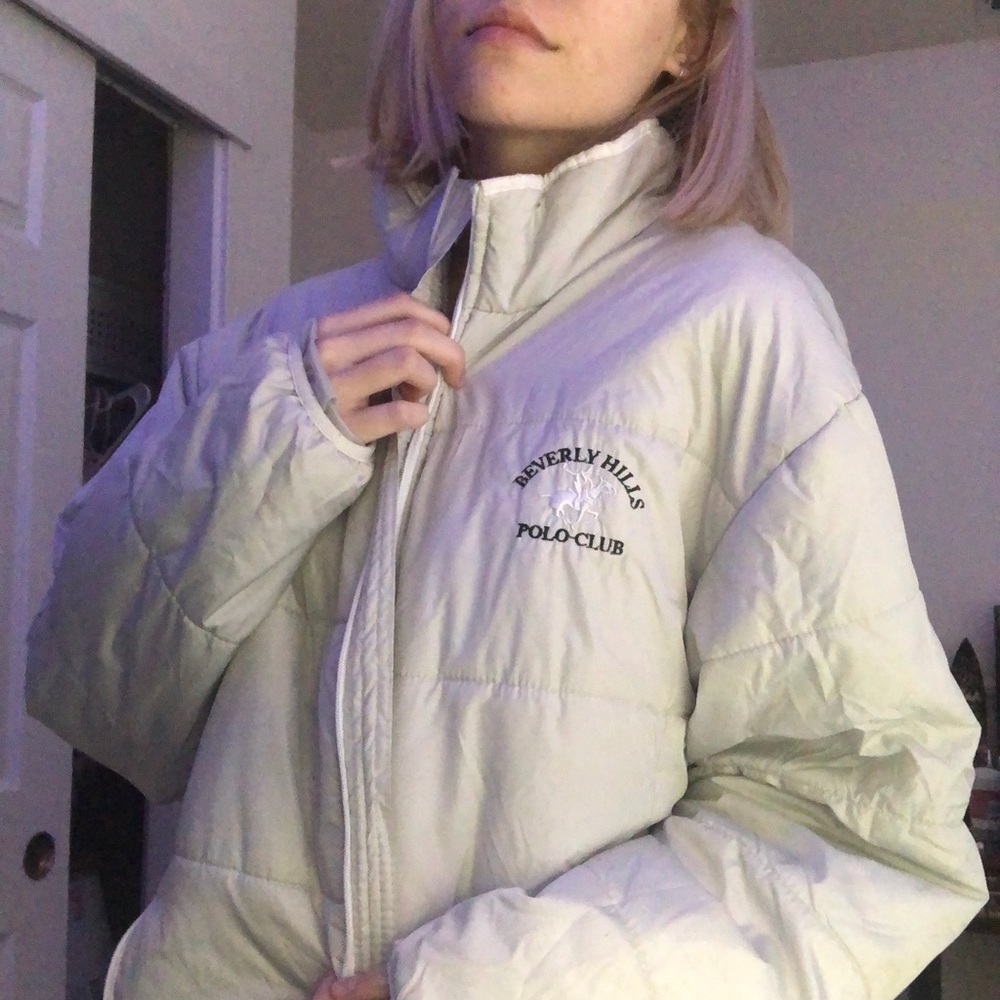 beverly hills polo puffer jacket